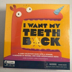 New Sealed Kitten Game I Want My Teeth Back Age 4+ Pre K Youth Child Counting